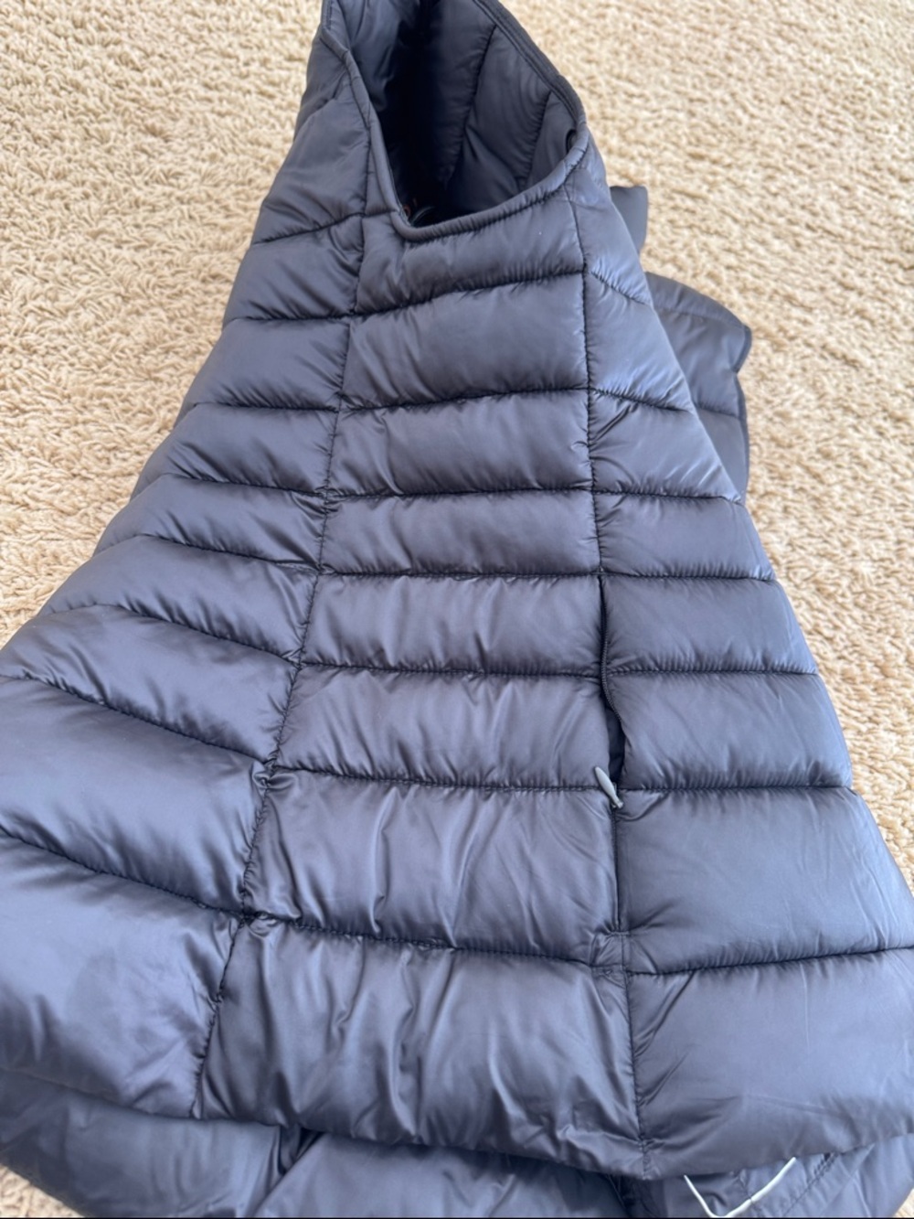 Save the Duck Womens Plumtech Puffer Vest in Dark Gray, Animal Free, sz XS - Picture 6 of 16
